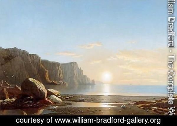 William Bradford - Sunset, The Coast of Labradore