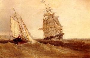 William Bradford - Passing Ships