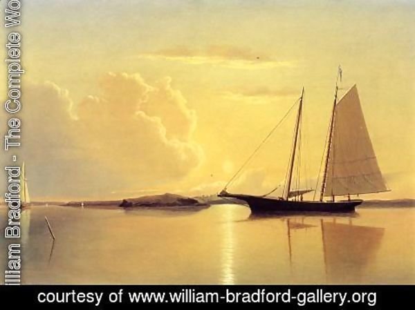 William Bradford - Schooner in Fairhaven Harbor, Sunrise
