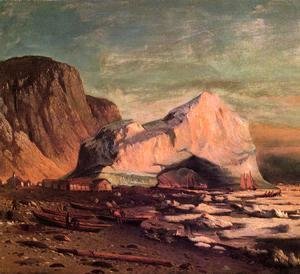 William Bradford - The Ice Gate of Cape St. Michael