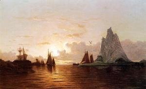 William Bradford - Sunset at the Strait of Belle Isle