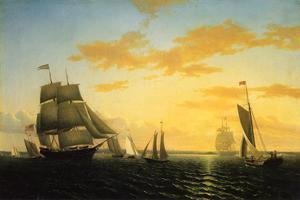 William Bradford - New Bedford Harbor at Sunset