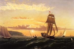 William Bradford - Sunrise on the Bay of Fundy