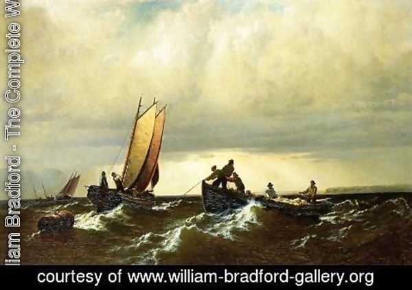 William Bradford - Fishing Boats on the Bay of Fundy I