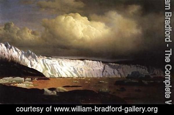 William Bradford - View of Sermitsialik Glacier