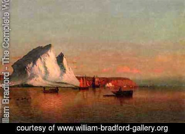 William Bradford - A Calm Afternoon, the Coast of Labrador