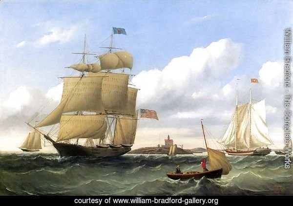 The Whaleship "Emma C. Jones" off Round Hills, New Bedford