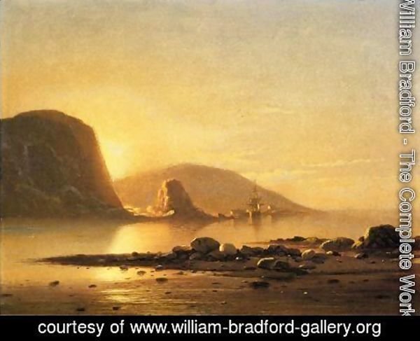 William Bradford - Sunrise Cove