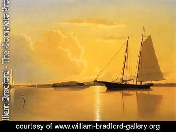 William Bradford - Sunset Anchorage
