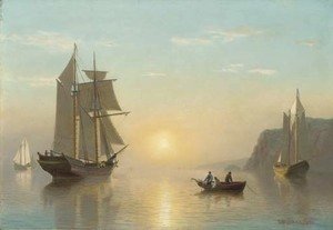 William Bradford - Sunset Calm in the Bay of Fundy 2