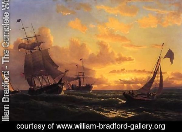 William Bradford - Fresh Breeze Of Sandy Hook