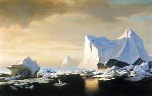 Icebergs In The Arctic