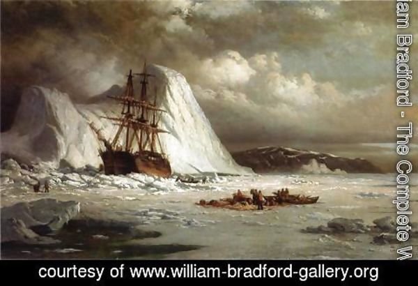 William Bradford - Icebound Ship c. 1880