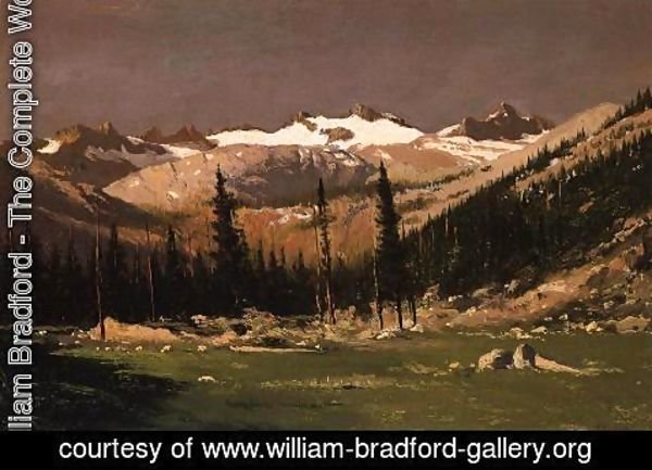 William Bradford - Mount Lyell Above Yosemite
