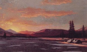 William Bradford - Winter Sunset
