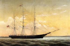 William Bradford - Whaleship 'Jireh Perry' off Clark's Point, New Bedford