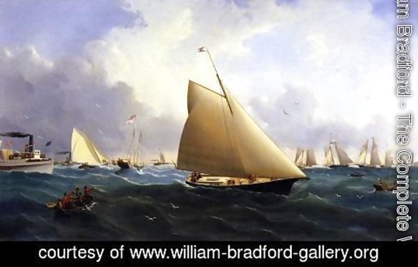 William Bradford - New York Yacht Club Regatta off New Bedford