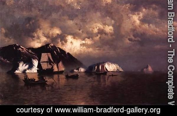 William Bradford - Seiners off the Coast of Labrador