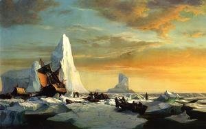 William Bradford - Whalers Trapped by Arctic Ice