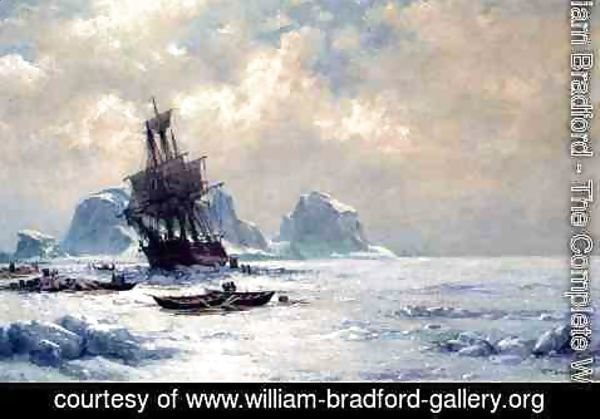 William Bradford - Caught in the Ice