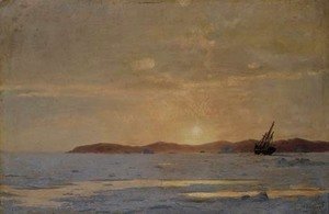 William Bradford - Coastal Sunset
