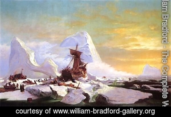 William Bradford - Crushed In The Ice